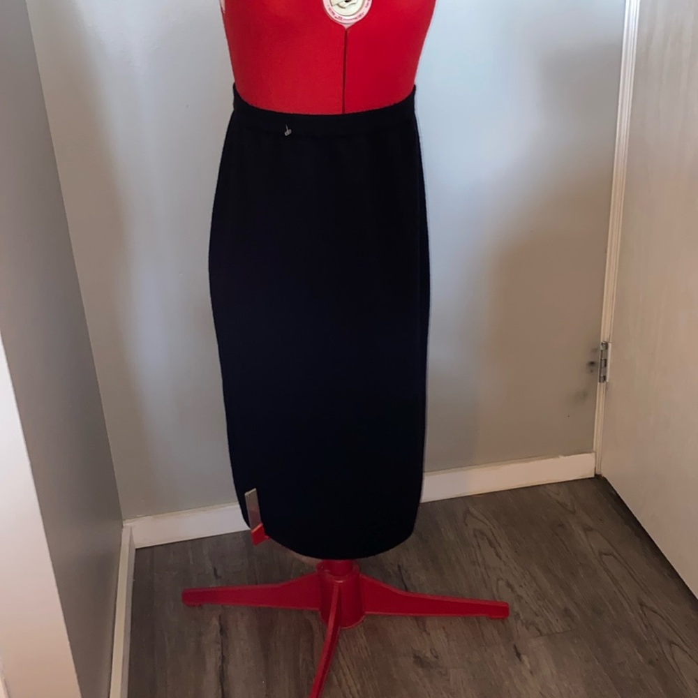 Long knit lined skirt, size M